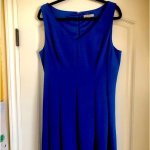 Royal blue dress